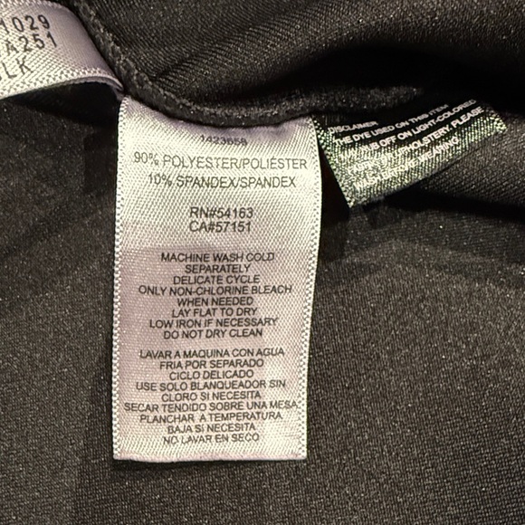 Andrew Marc Faux Suede High Waisted Ankle Pants, Black, Size M - Picture 12 of 12